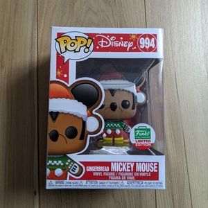 Funko EXCLUSIVE Mickey Mouse Gingerbread Funko Pop